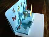 3D Pop-up-Karte Schmetterlinge Gollnow