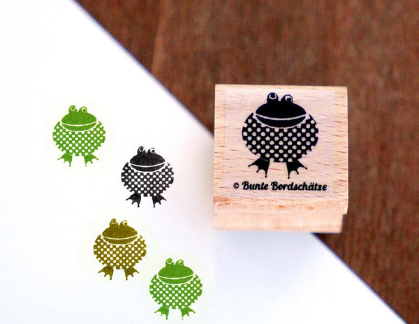 Stempel Bordschätze 2x2cm Frosch Franz - Polly Paper