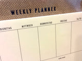 Weekly Planner Wochenplan Rössler Hazelnut
