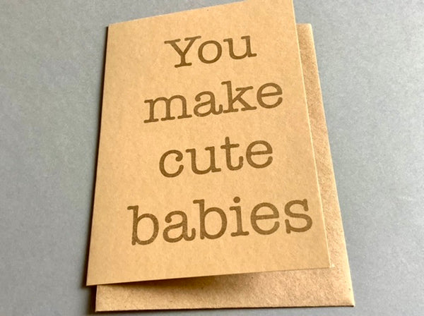 Briefkarte You make cute babies (Superjuju)