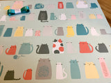 Geschenkpapier Cats Bow&Hummingbird