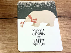 Postkarte Eisbär X-Mas (Gutrath)