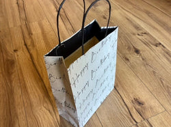 Geschenktasche Graspapier Happy Birthday Zöwie