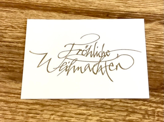 Mini-Karte Fröhliche Weihnachten (Petry/ Kettcards)