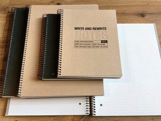 Spiralbuch A5 Recycling 120 Blatt „Notes“°