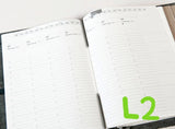 Kalender M (A5) Roterfaden 2025°