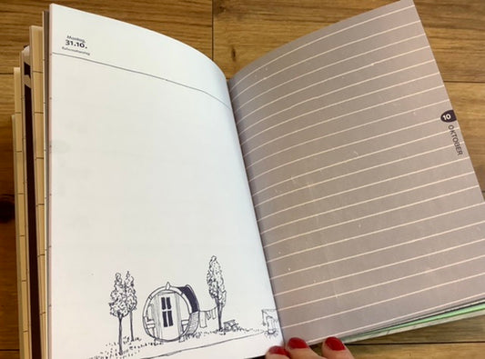 Notizbuch Skizzen "jaja" A5