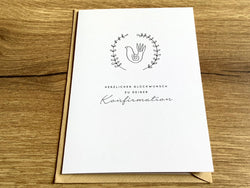 Briefkarte Glückwunsch Konfirmation (snw)