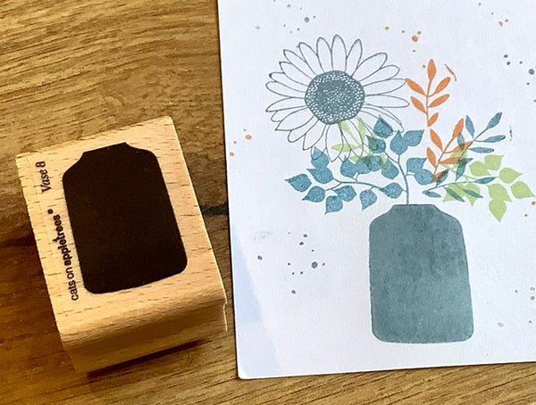 Stempel Vase 8 (Cats on Appletrees)