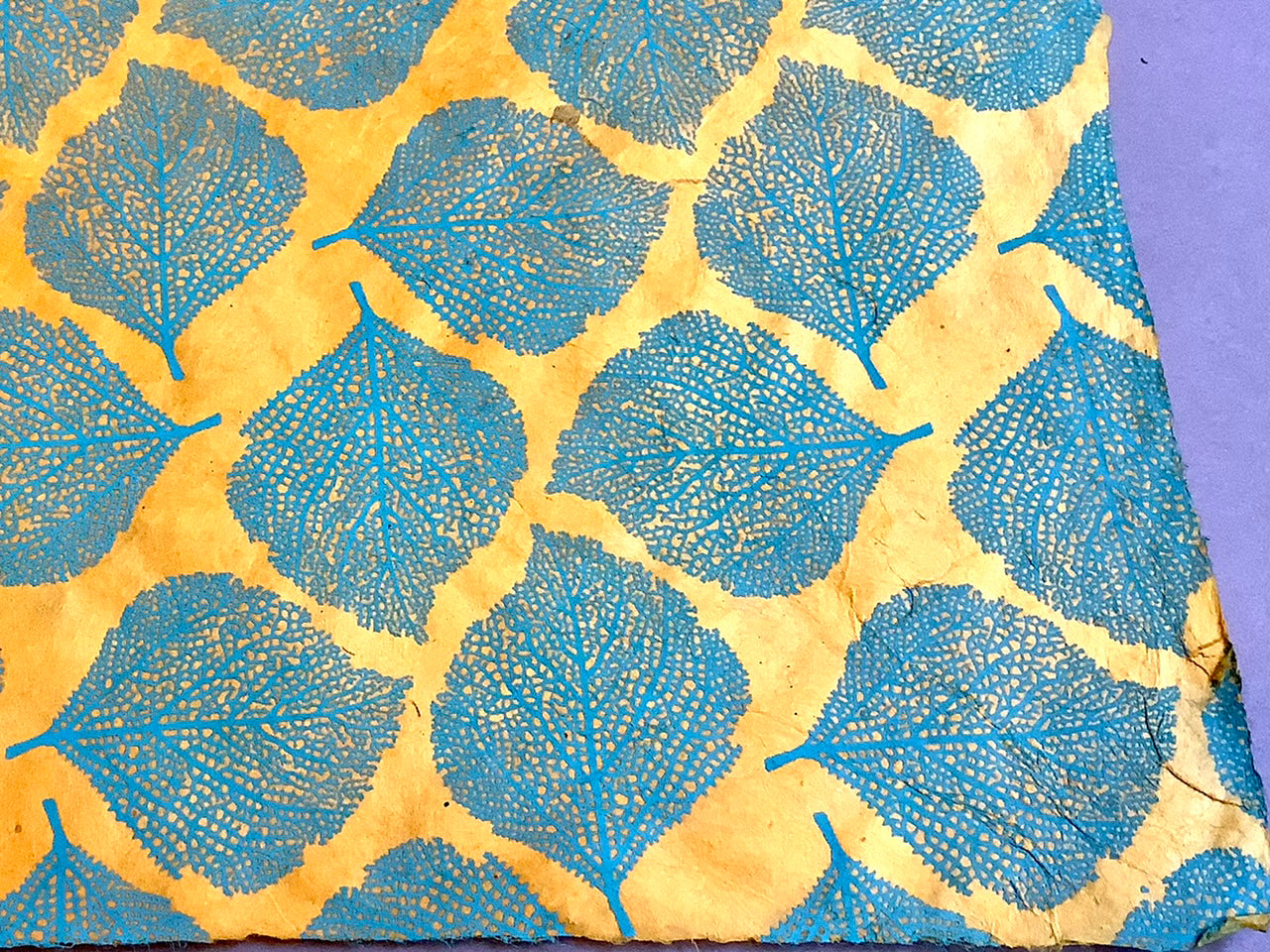 Geschenkpapier Lokta Lamali Leaves