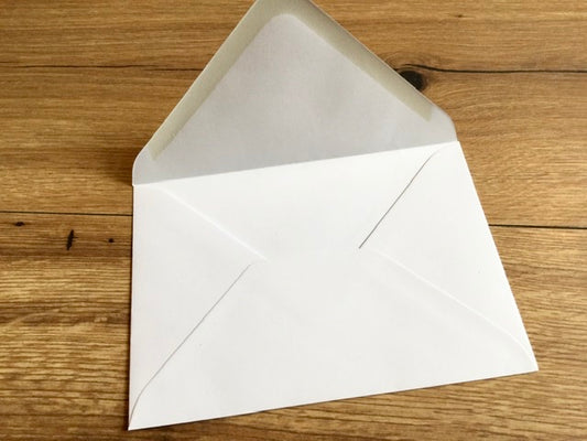 C6-Kuverts weiß 10x Recycling 100g/m² spitz