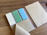 Haftnotizen aus Graspapier + pagemarker