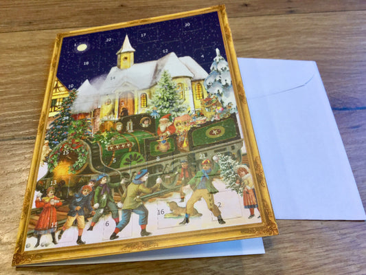 Adventskalender-Klappkarte A6/C6 Sellmer°