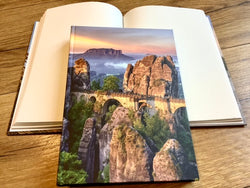 Hardcover A5 Basteibrücke blanko 100g/m²