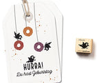 Mini-Stempel Meise Albrecht (Cats on appletrees)