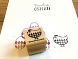 Stempel Huhn Hilde 2x2cm (Bunte Bordschätze)°