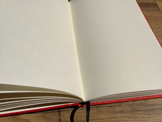 Notizbuch Nepalokta 17x24cm rot