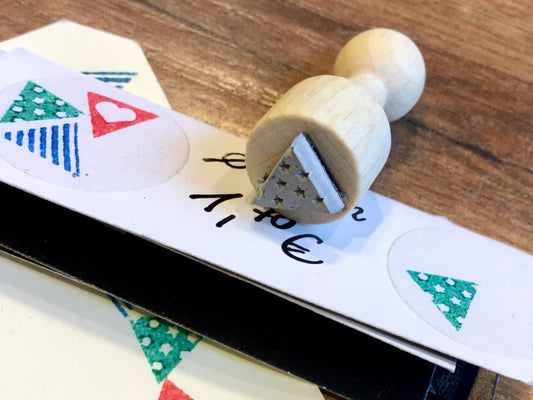 Mikro-Stempel Dreieck Wimpel (Bordschätze)