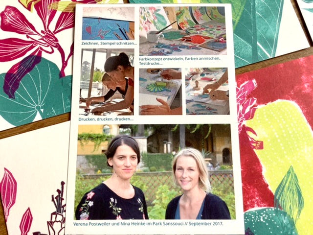 Postkarten-Set 6 Blumen Friedrichs Garten°