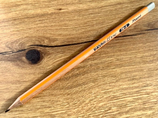 Grafitstift 2H maped Dreikant Black'Peps