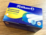 Tafelkreide weiß rund 12 St. Pelikan