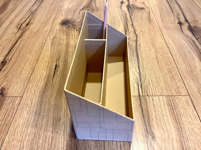 Briefständer Hartpappe naturbraun Eterneco