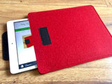 Tablet-Hülle Etui Filz 27x22cm rot