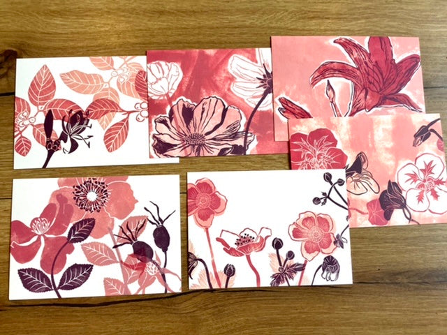 Postkarten-Set 6 Blumen Friedrichs Garten°