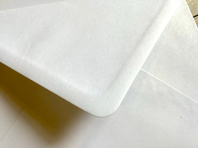 B6 weiß Kuvert 125x175 Spitzklappe nk 100g°