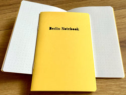 Berlin Notebook 10x15 gelb Punktraster