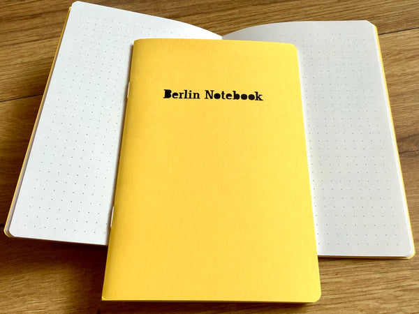 Berlin Notebook 10x15 gelb Punktraster