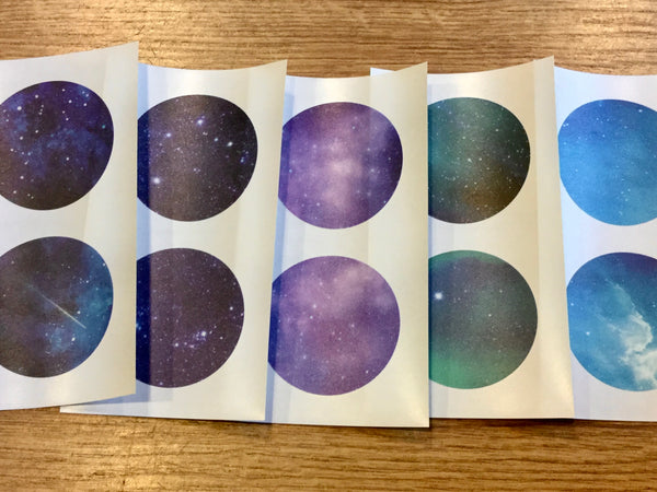 mt casa seal Klebepunkte Starry Sky 5cm