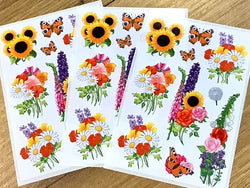 Aufkleber Sticker Blumen Herma 3Bl 3369