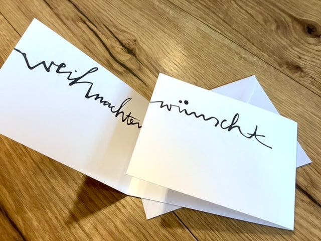 Briefkarte Fröhliche Weihnachten gutes neues Jahr (Jordan /Kettcards)