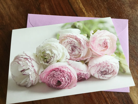 Briefkarte Ranunkeln (art+nature)