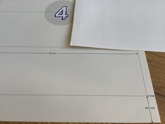 Etiketten Ordnerrücken breit (4/Bg)°