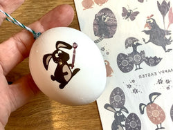 Oster-Tattoos für Haut / Eier (Cats on Appletrees)