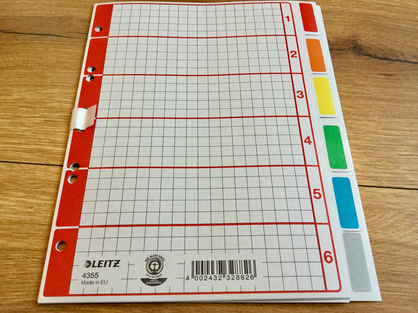 Register A5 6 Taben LEITZ