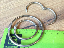 Heftring Buchring silber 55mm
