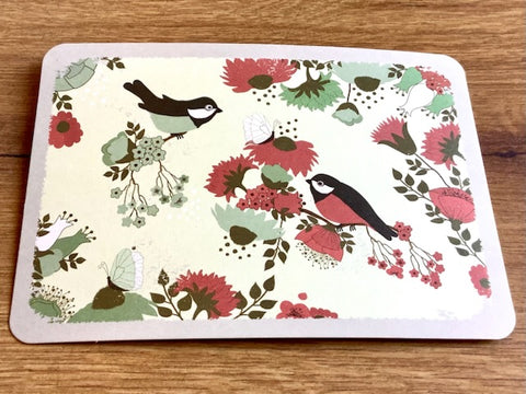 Postkarte 2 Vögel (Gutrath)