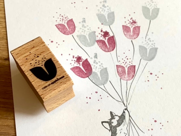 Motivstempel Tulpe4 (Cats on appletrees)