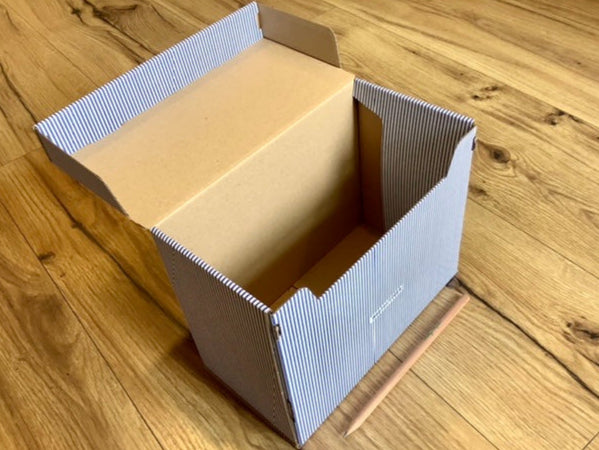 Karteikasten A5 blauweiß Papiertiger