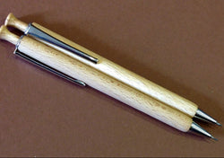 Druckbleistift 0,7mm FSC Buchenholz mit Metallclip