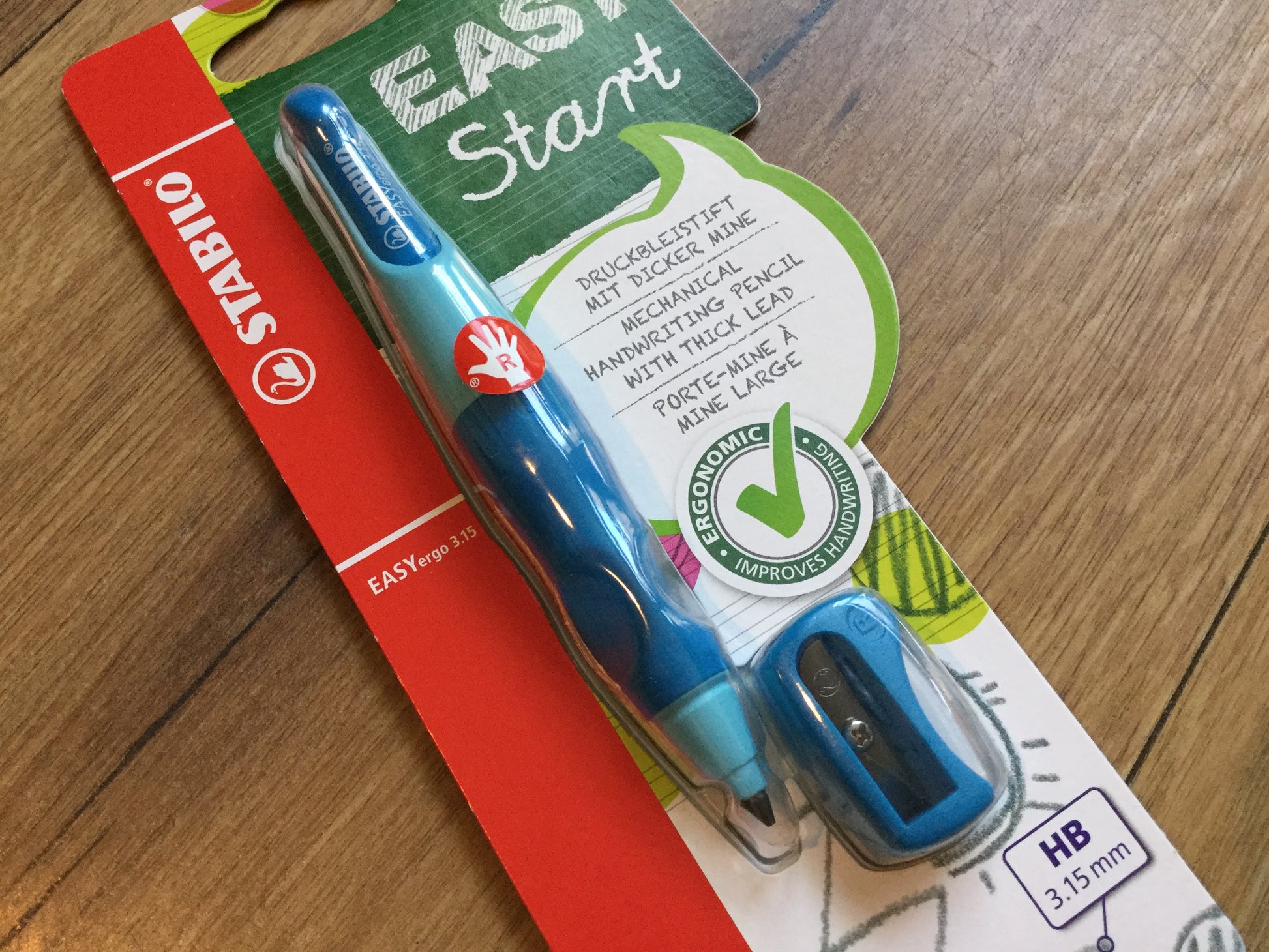 Druckbleistift Stabilo EasyErgo blau