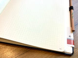 Notizbuch A4 schwarz Kompagnon dots
