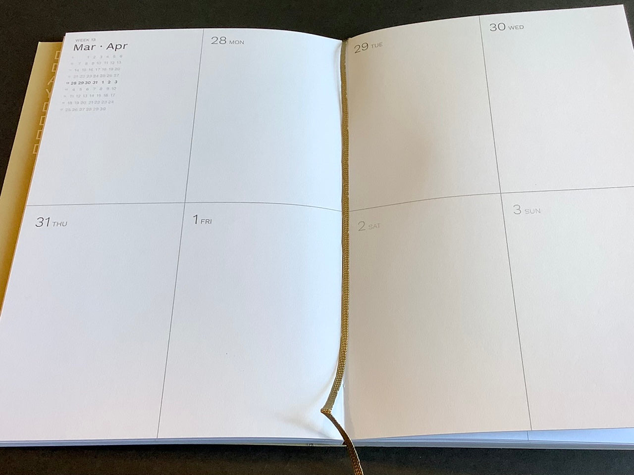 Wochenplaner A5 Octàgon kraftbraun 2026