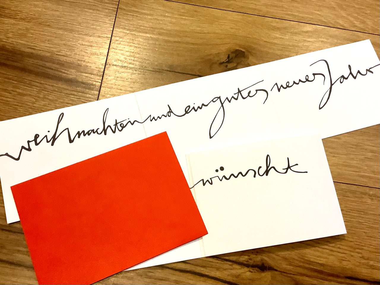 Briefkarte Fröhliche Weihnachten gutes neues Jahr (Jordan /Kettcards)