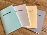 Berlin Notebook Kalender Set 4St. A6 pastell undatiert