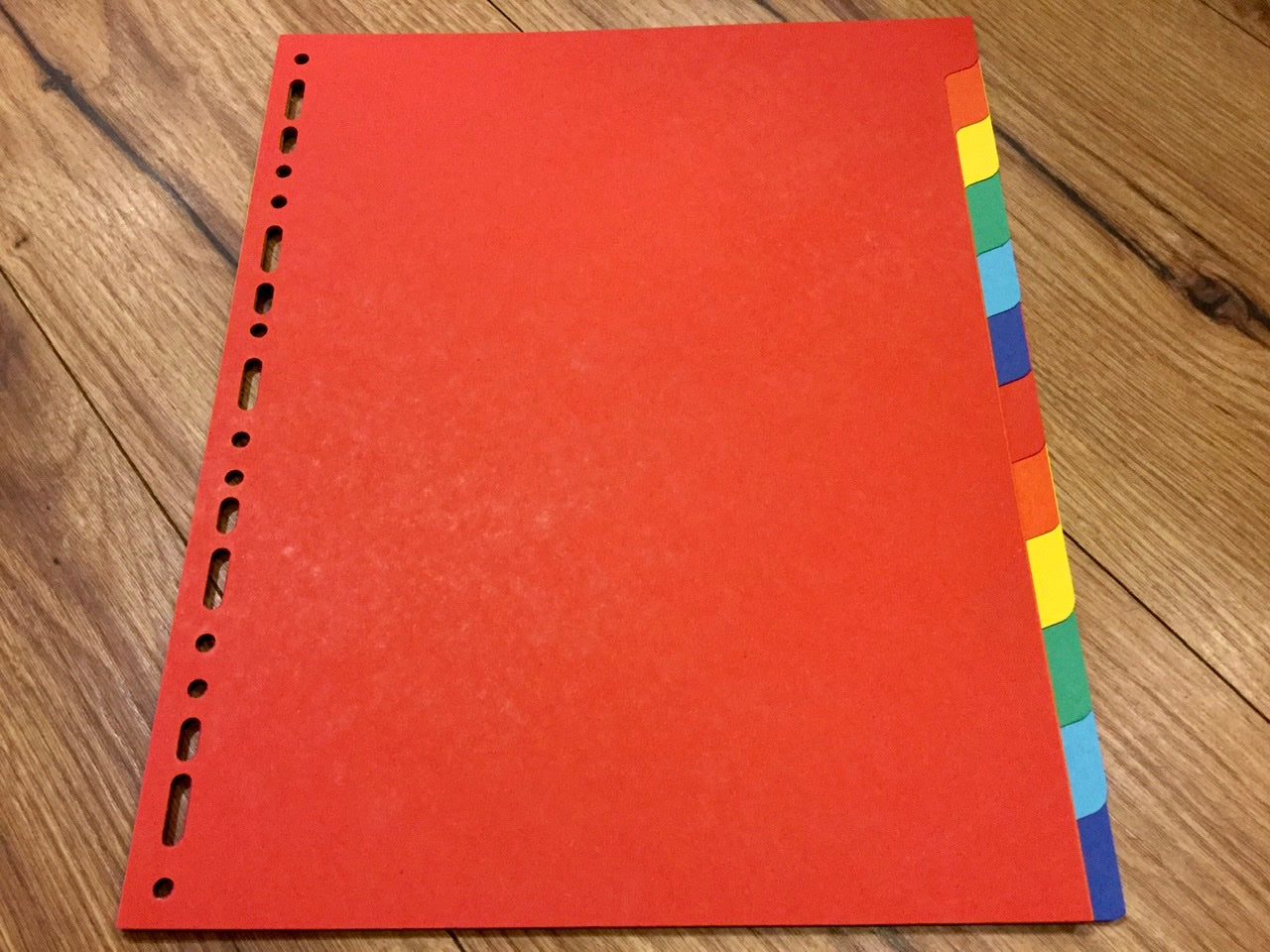 Register A4+ maxi bunt Recycling-Karton°