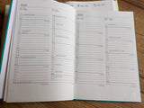Tagebuch Notizbuch A5 1Wo/2S Zettler